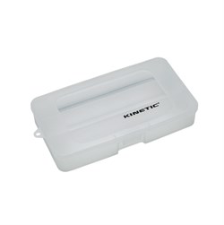 Kinetic Crystal Box Large Long gennemsigtig grejæske med lange rum til endegrej fra Fisk & Fang Helsingør.